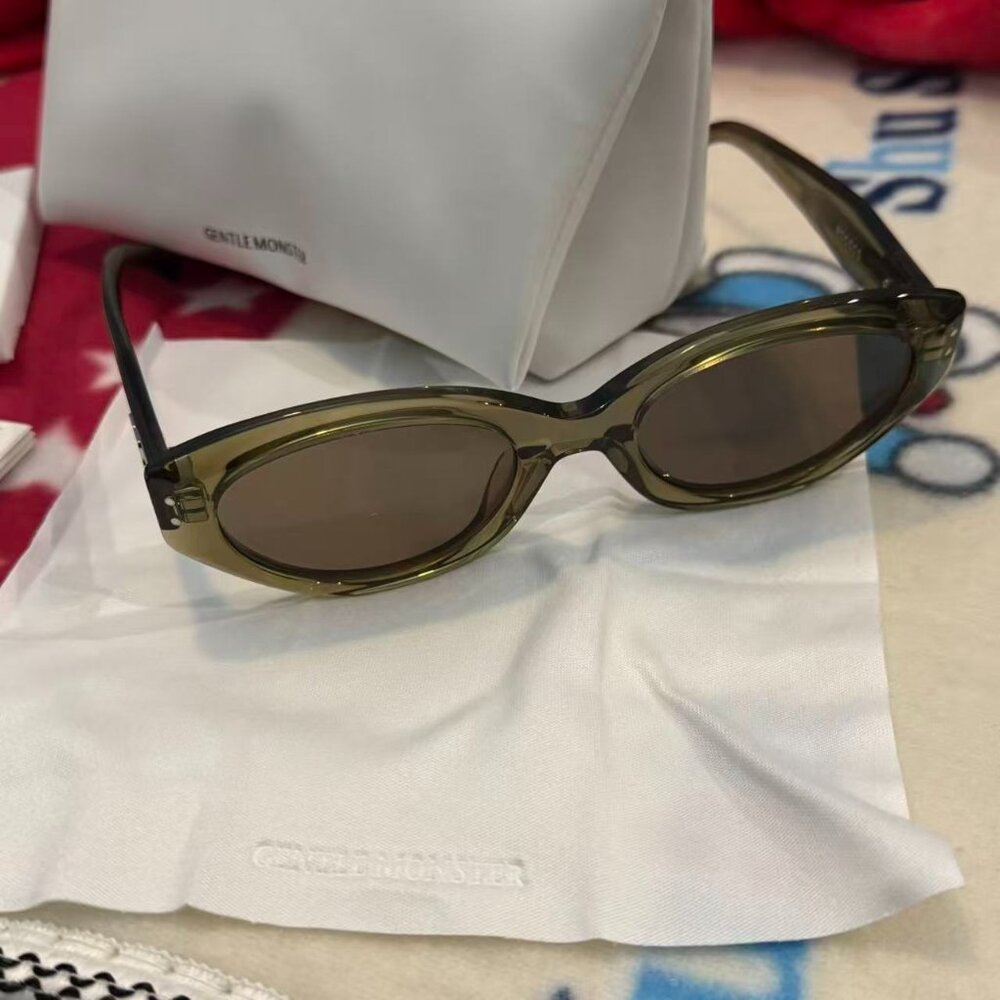 Gentle Monster brown tinted sunglasses